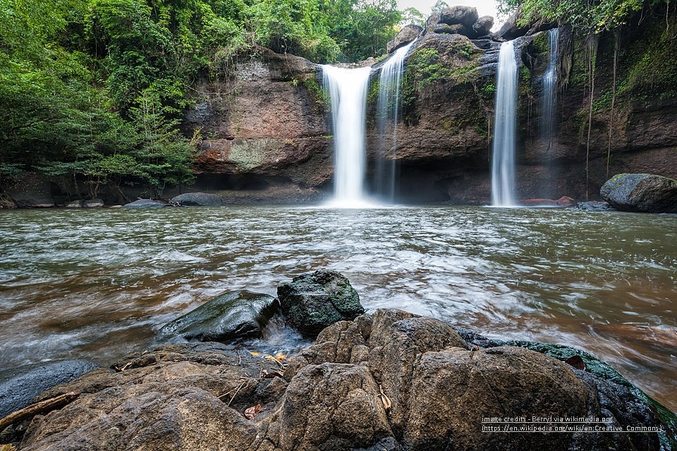 Heo Suwat Waterfall, Khao Yai National Park, Nakhon Ratchasima Province_thailand tourist destination